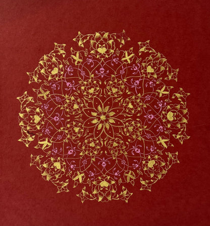 Pink Florets Halkar Flower Painting