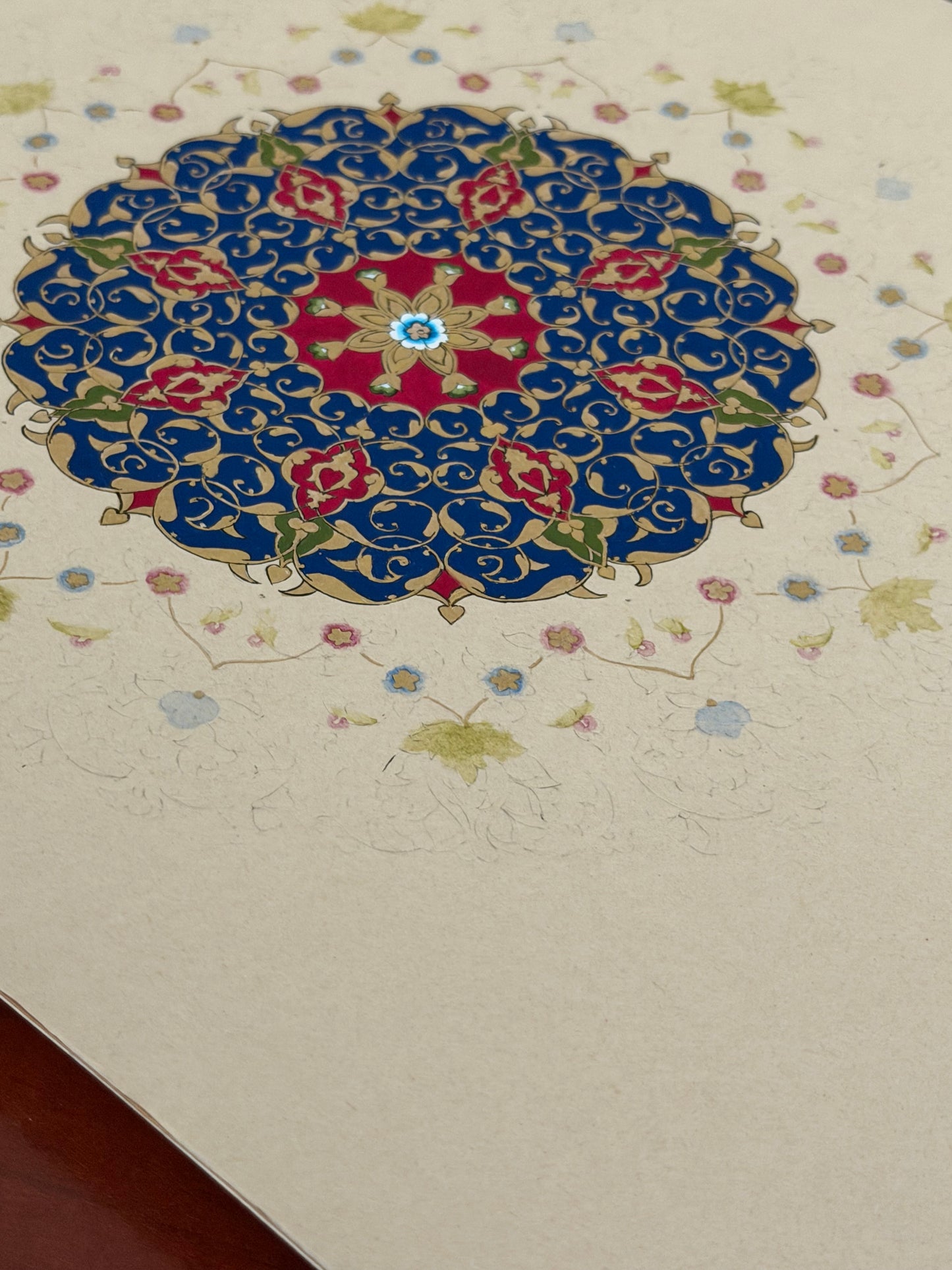 Islamic Illumination Art Class: Classic Floral Rosette