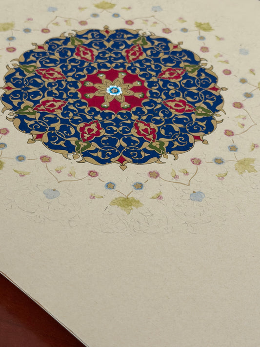 Islamic Illumination Art Class: Classic Floral Rosette